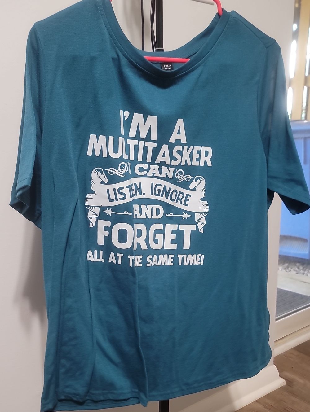 Teal Graphic Tee - I'm A Multitasker